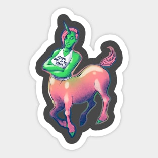 moder unicorn Sticker